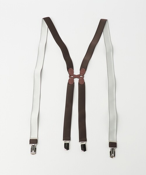 サスペンダー　UNITED ARROWS メンズ ソリッド サスペンダー