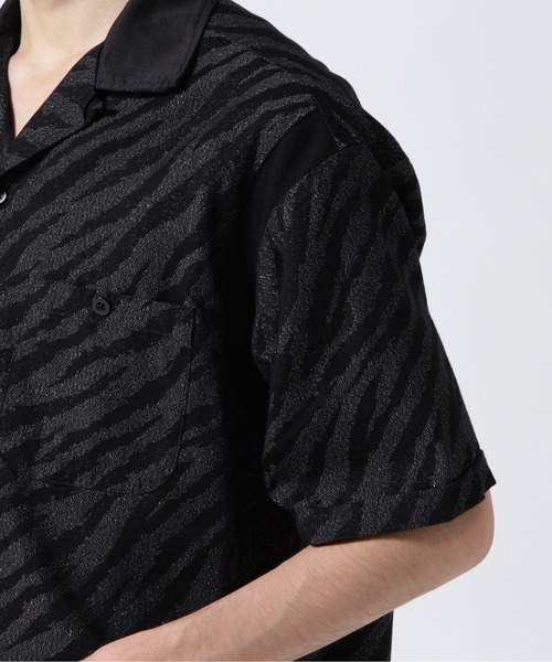 MINEDENIM（マインデニム） シャツ Diago.T Denim Rib Arm Bowling SH