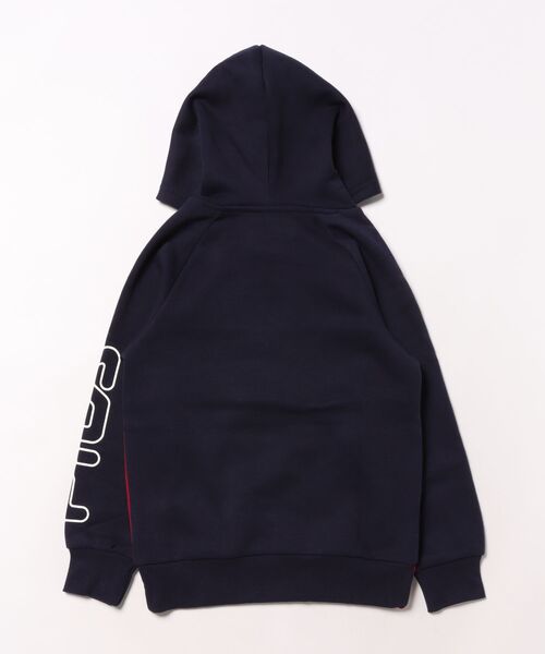 FILA（フィラ） パーカー 袖ラバープリントスウェットパーカー キッズ