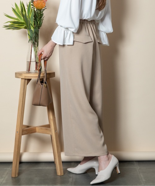 RESPEC（リスペック） パンツ ワルツ ワイドイージーパンツ レディース