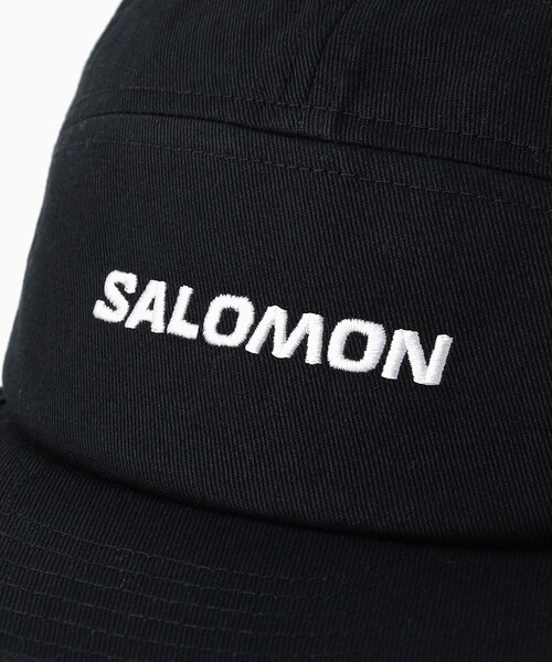 SALOMON サロモン キャップ 5パネル ブラック FREAK'S STORE キャップ 帽子 SALOMON/サロモン 限定展開 LOGO 5