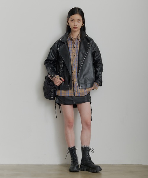 SEN TOKYO シャツ タータンチェックネルシャツ メンズ レディース