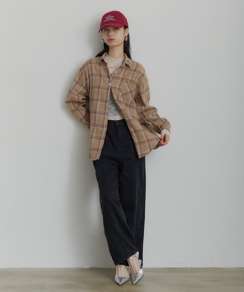 SEN TOKYO シャツ タータンチェックネルシャツ メンズ レディース