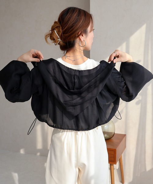 「Social GIRL」 ブルゾン M ブラック レディース_画像5