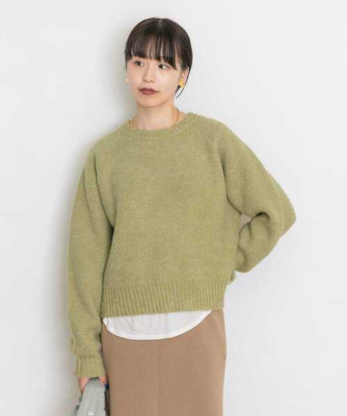 「UR Lab.」 長袖ニット FREE グリーン系その他 レディース_画像4