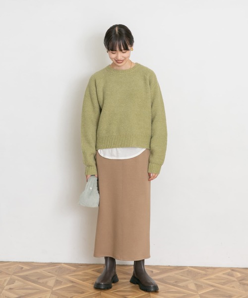 「UR Lab.」 長袖ニット FREE グリーン系その他 レディース_画像7