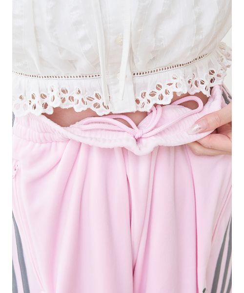 SNIDEL（スナイデル） パンツ 「adidas Originals」FB TP VELOUR