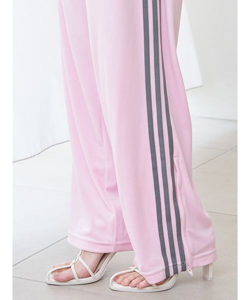 SNIDEL（スナイデル） パンツ 「adidas Originals」FB TP VELOUR