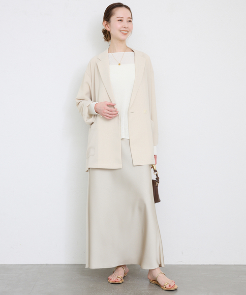 SLOBE IENA（スローブイエナ） テーラードジャケット 36 ベージュ