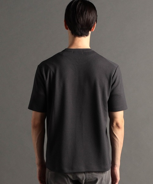 MONSIEUR NICOLE（ムッシュニコル） tシャツ 「ex/tra」ワッフルニット