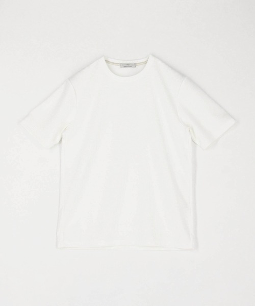 MONSIEUR NICOLE（ムッシュニコル） tシャツ 「ex/tra」ワッフルニット