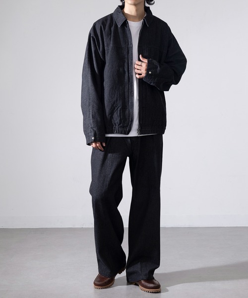 meer.ブラックGジャン MAGASIN DE MODE Brew デニムジャケット gジャン 「MAGASIN DE MODE