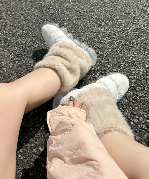 Alley Tokyo レッグウォーマー ファーレッグウォーマーショート