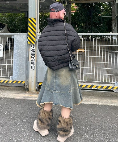 Alley Tokyo レッグウォーマー ファーレッグウォーマーショート