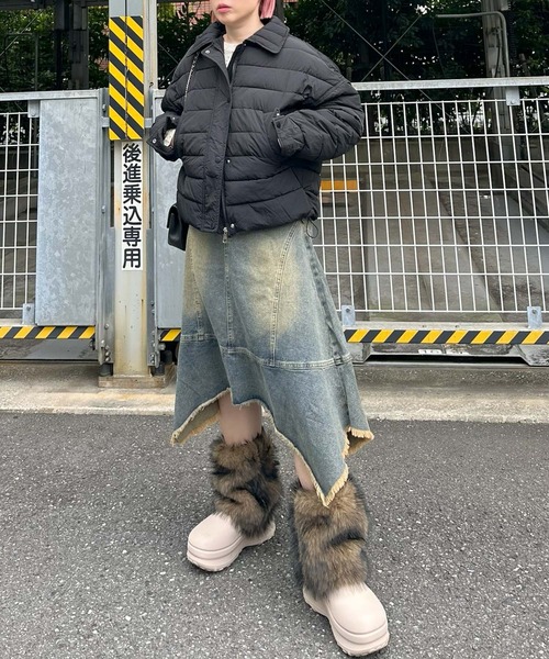 Alley Tokyo レッグウォーマー ファーレッグウォーマーショート