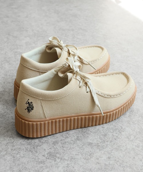 POLO COUNTRY 3EYE スウェード デッキシューズ US9 POLO COUNTRY 3EYE スウェード デッキシューズ US9