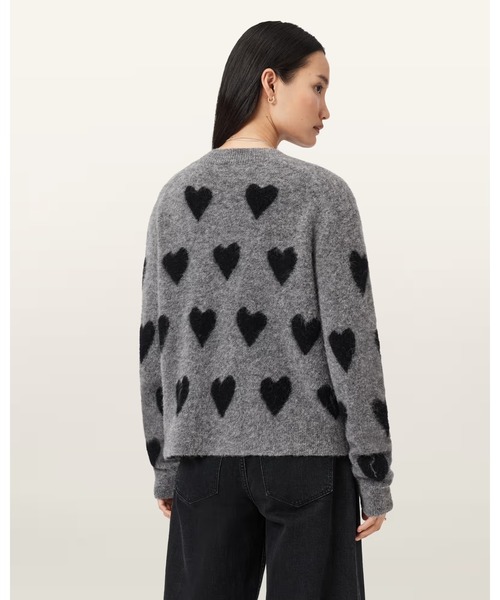 ALLSAINTS（オールセインツ） カーディガン AMORA JACQUARD BRUSHED 