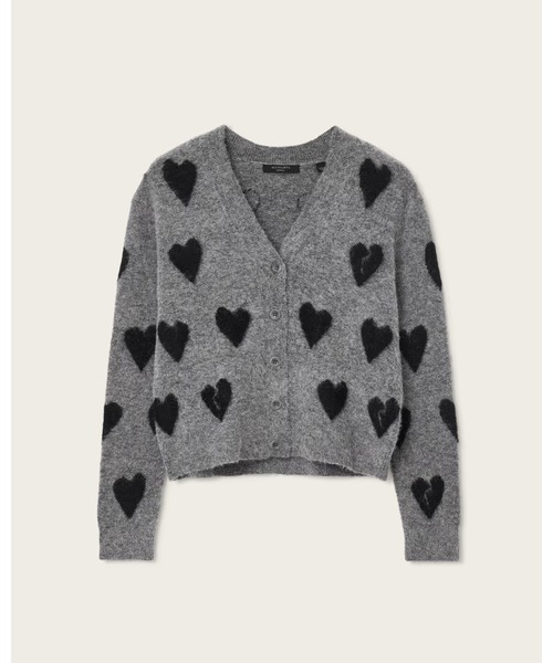ALLSAINTS（オールセインツ） カーディガン AMORA JACQUARD BRUSHED 