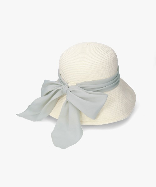 「Chapeau d' O」 ストローハット M/57.5cm ライトベージュ レディース_画像8