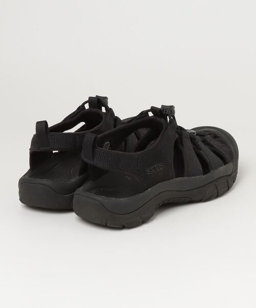 「KEEN」 フラットサンダル 26cm ブラック×ブラック レディース_画像2