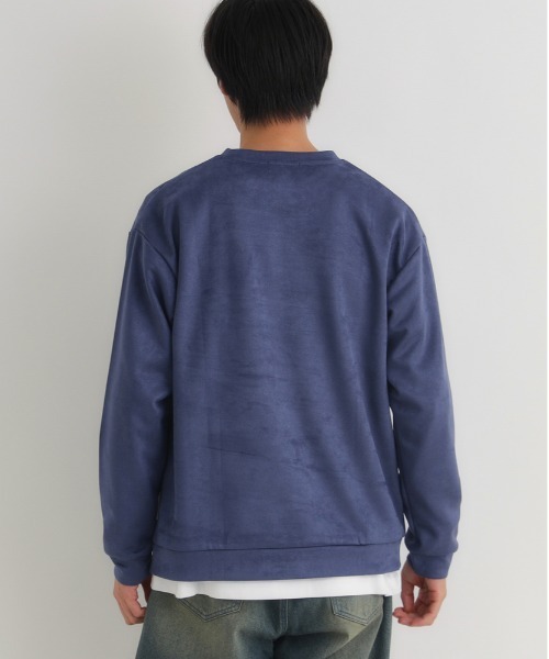 BACK NUMBER トレーナー スウェット 「BACK NUMBER」フェイクスエード