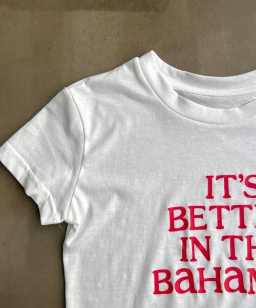 「SHAGGIE」 半袖Tシャツ FREE イエロー レディース_画像3