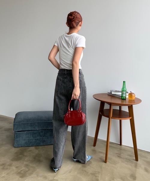 「SHAGGIE」 半袖Tシャツ FREE イエロー レディース_画像8