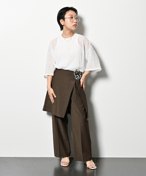 「CITYSHOP」 半袖カットソー FREE サックスブルー レディース_画像7