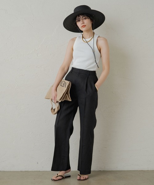 「LOUNGEDRESS」 パンツ SMALL ベージュ レディース_画像7