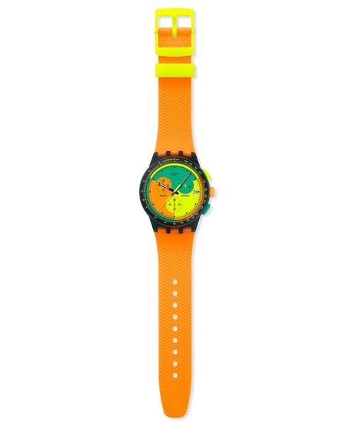 Swatch（スウォッチ） 腕時計 SWATCH NEON SIGNAL FLAG レディース