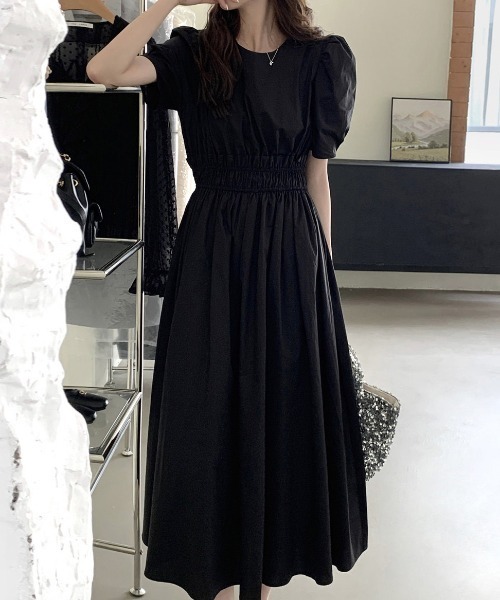 「ABITOKYO」 半袖ワンピース L ホワイト レディース_画像2