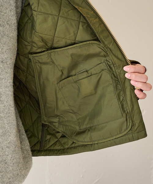 コート ジャケット 「Barbour」barbour os transport quilted jacket / MQU1796 メンズ レディースの画像