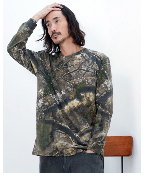 tシャツ 「Code Five/コードファイブ」Realtree camo Long Sleeve T