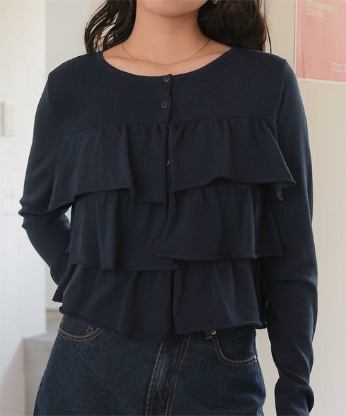 カーディガン titivate（ティティベイト） カーディガン 「26SS新作/2026 SPRING