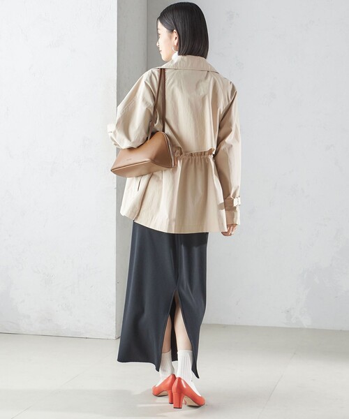 SHIPS（シップス） トレンチコート 36 ネイビー レディース : ZOZOTOWN