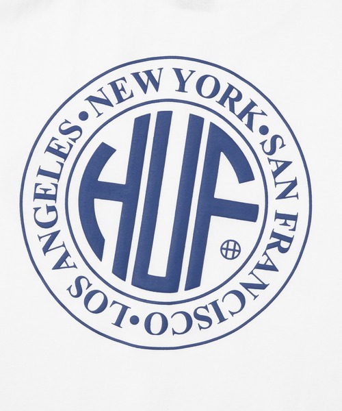 「HUF」 半袖Tシャツ X-LARGE ホワイト メンズ_画像3