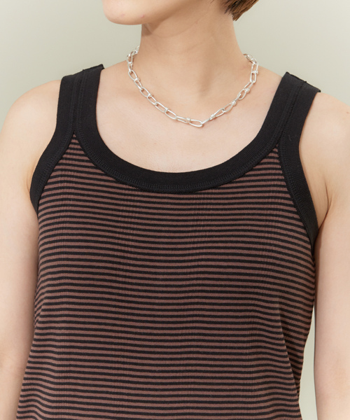 「MILLER」 ノースリーブワンピース フリー グリーン レディース_画像6