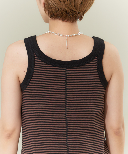 「MILLER」 ノースリーブワンピース フリー グリーン レディース_画像7