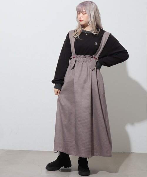 「DOUBLE NAME」 長袖カットソー FREE ブラック レディース_画像5