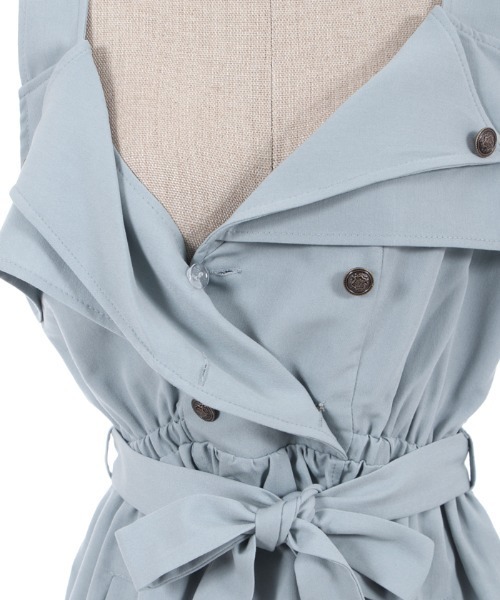 「axes femme POETIQUE」 キャミソールワンピース MEDIUM ベージュ レディース_画像8