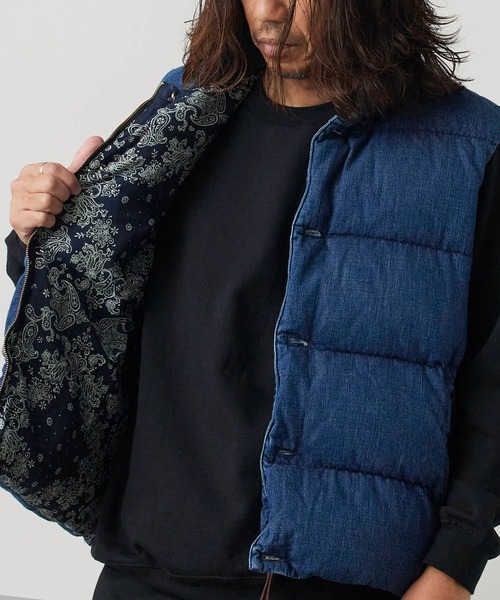 【REMI RELIEF/レミレリーフ】2wayBlouson 〈中綿ベスト〉 REMI RELIEF（レミ レリーフ） ダウンベスト ベスト ナチュラル加工