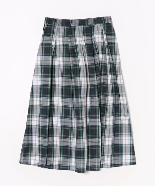 BRITISH MADE ×macalastairソフトプリーツチェックスカート BRITISH MADE スカート 「MACALASTAIR / マカラスター」ソフトプリーツ