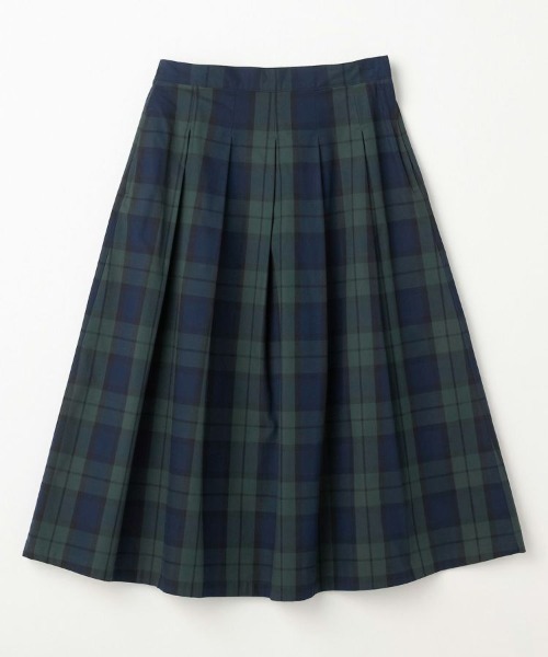 BRITISH MADE ×macalastairソフトプリーツチェックスカート BRITISH MADE スカート 「MACALASTAIR / マカラスター」ソフトプリーツ