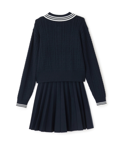 セットアップ 「130cmあり」ニットセットアップ キッズ 子供服 女の子の画像