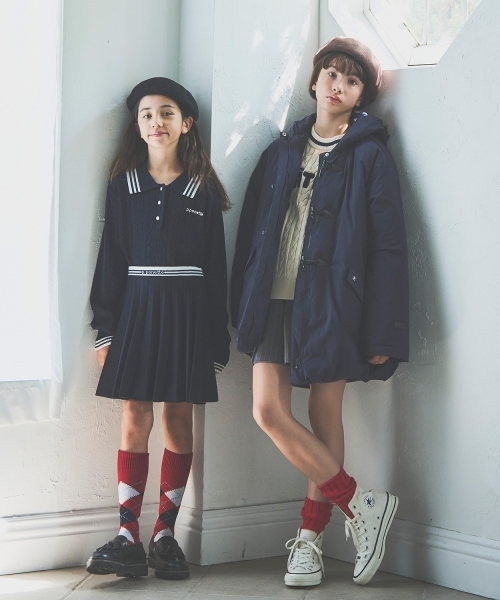 セットアップ 「130cmあり」ニットセットアップ キッズ 子供服 女の子の画像