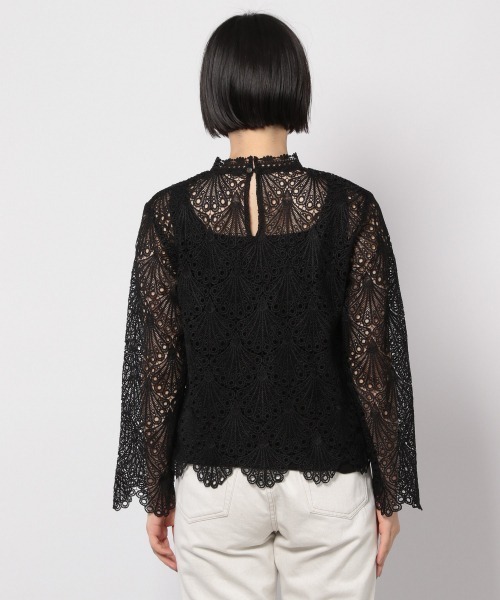 「PAGEBOY」 長袖ブラウス FREE オフホワイト レディース_画像4