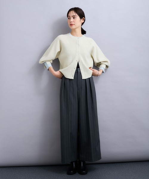 「LE CERCLE par rope'」 ニットカーディガン FREE ベージュ系その他 レディース_画像4