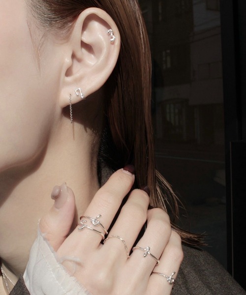 norme ピアス 「SILVER925」ノーム ナンバリング ピアス (1P) / norme