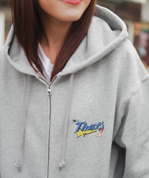 That's life ジップアップパーカー LARGE グレー メンズ : ZOZOTOWN