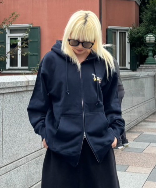 That's life ジップアップパーカー LARGE グレー メンズ : ZOZOTOWN